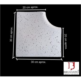 CANTO PARA BORDA SLIM ARREDONDADO